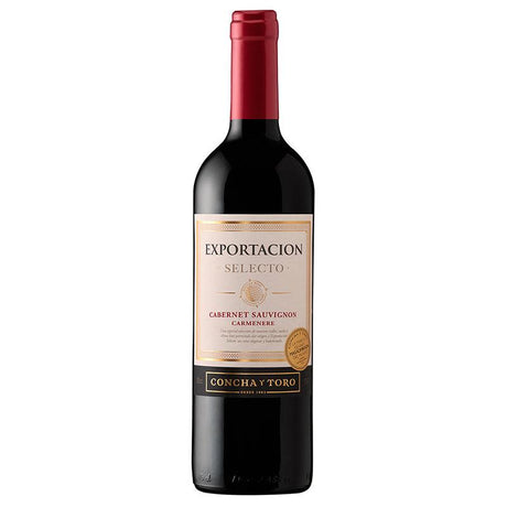 VINO TINTO SELECTO EXPORTACION CABERNET S. CARMENERE 750ML - Vinosylicores.com