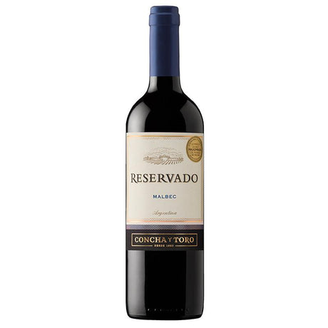 VINO TINTO RESERVADO CONCHA Y TORO MALBEC 750ML - Vinosylicores.com