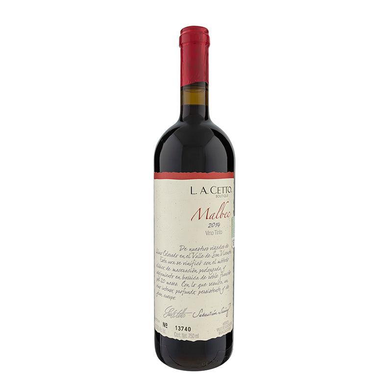 VINO TINTO MALBEC L.A. CETTO BOUTIQUE 750ML - Vinosylicores.com