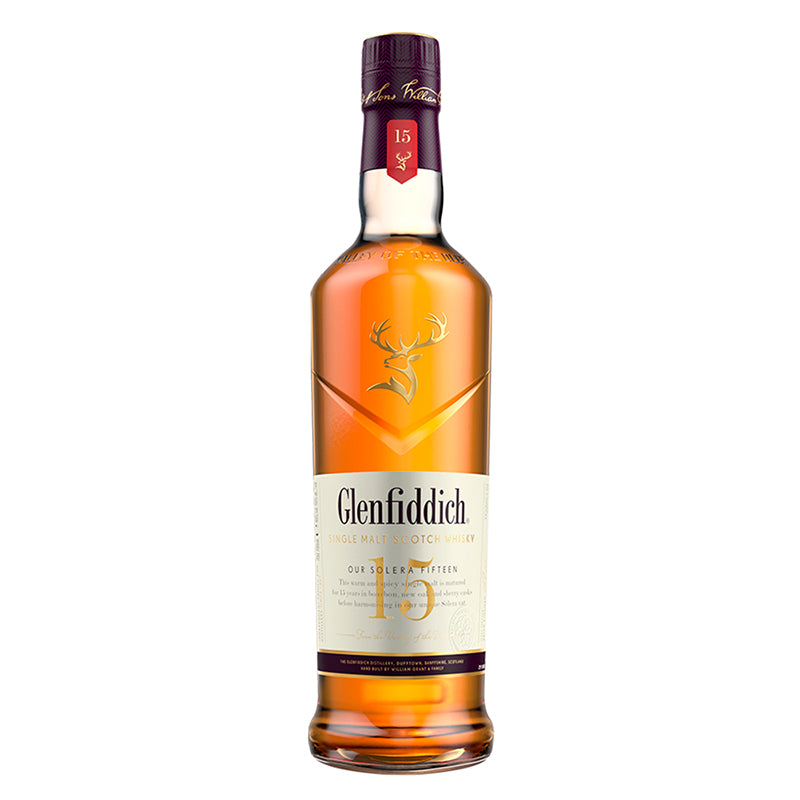 WHISKY 15 GLENFIDDICH PM SINGLE MALT 750ML