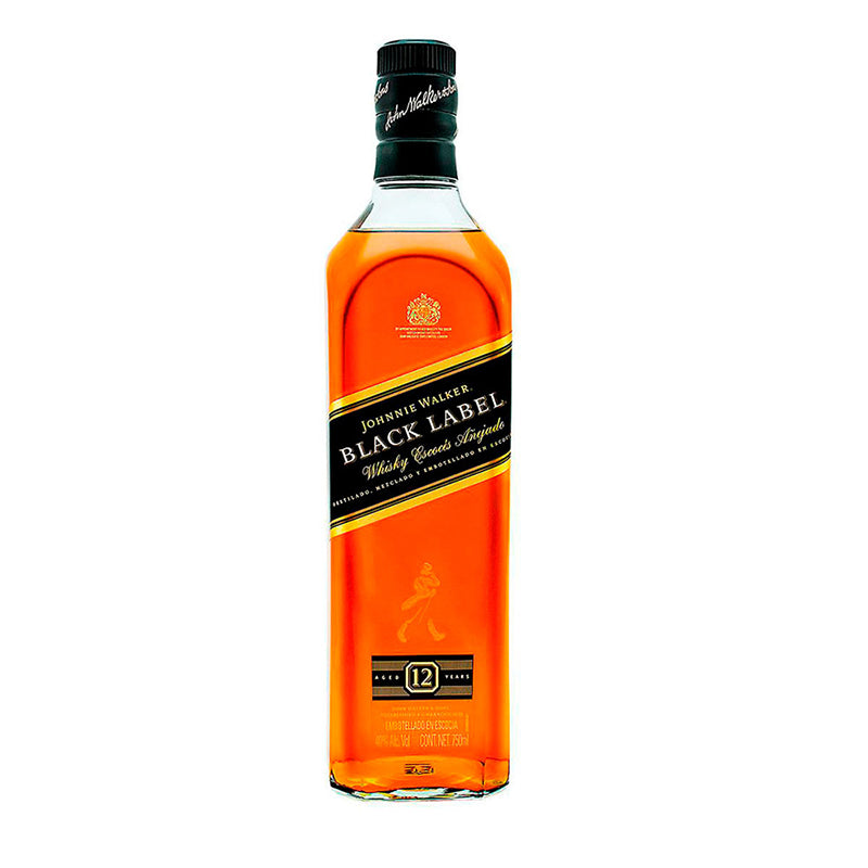 WHISKY 12 ETIQUETA NEGRA JOHNNIE WALKER 750ML