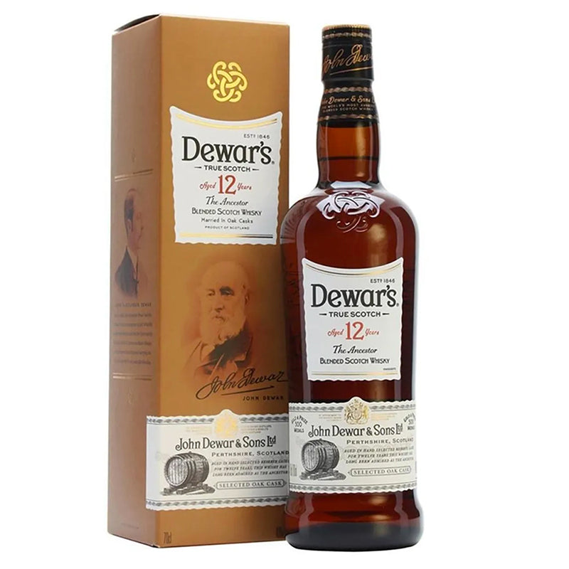 WHISKY 12 DEWARS 750ML