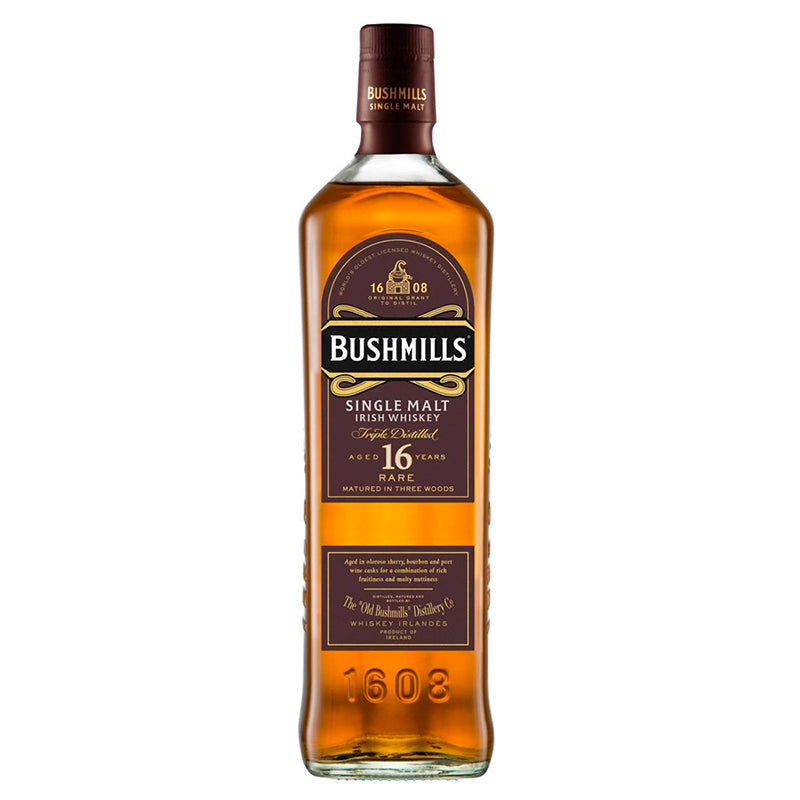 WHISKEY 16 BUSHMILLS SINGLE MALT750ML