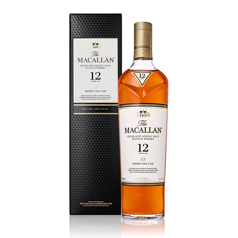 The Macallan 12年 Sherry Oak 700ml Whiskey 12 The Macallan Sherry Oak 700ml – Vinosylicores.com
